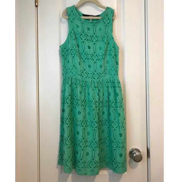 Kensie Dresses Turquoise Lace Dress Poshmark